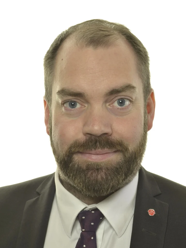 Socialdemokraternas talesperson porträtt